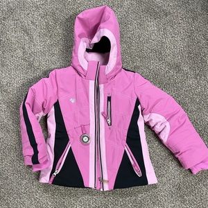 Obermeyer pink ski jacket, size 5 girls